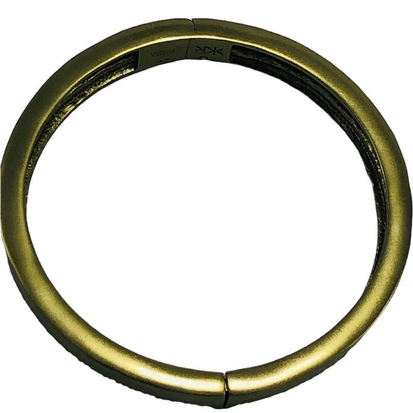 SILPADA Brass DOTTED PEARL Hinged Bangle Bracelet Designer India Jewelry - Picture 5 of 7